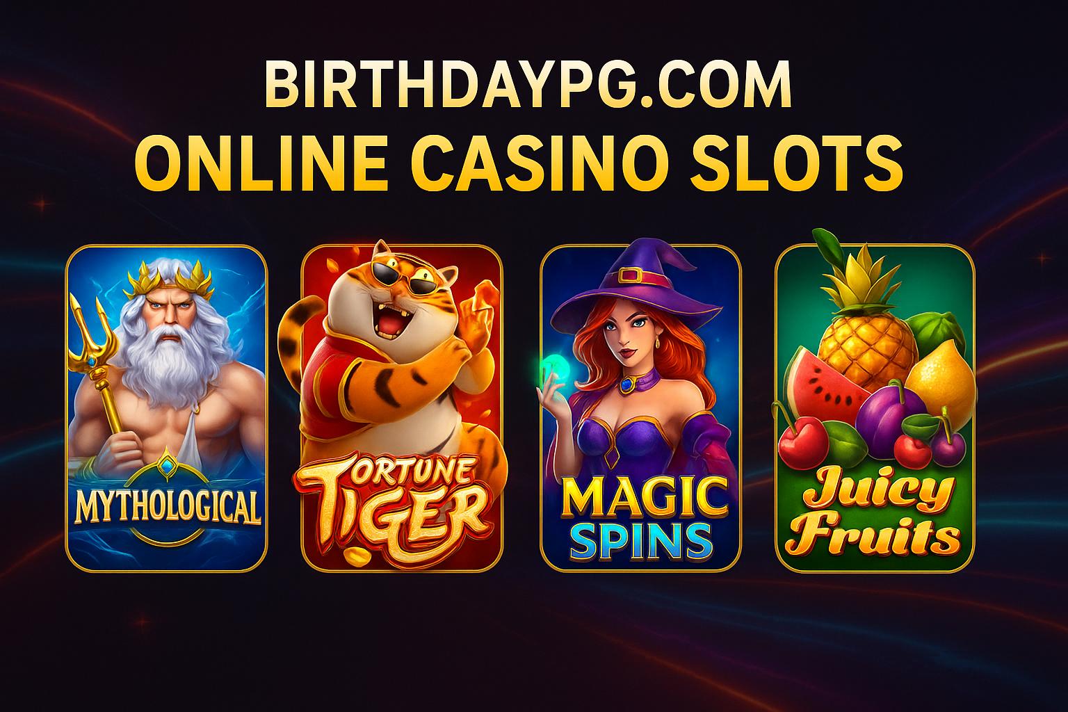 Jogos de Slot no Casino Online BIRTHDAYPG.COM