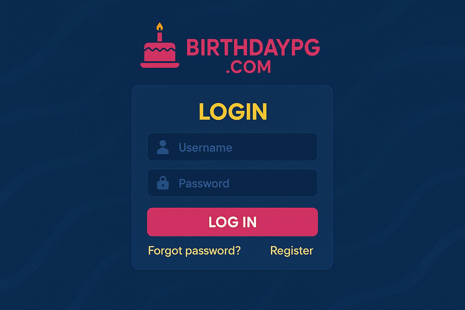 Login no Cassino BIRTHDAYPG.COM