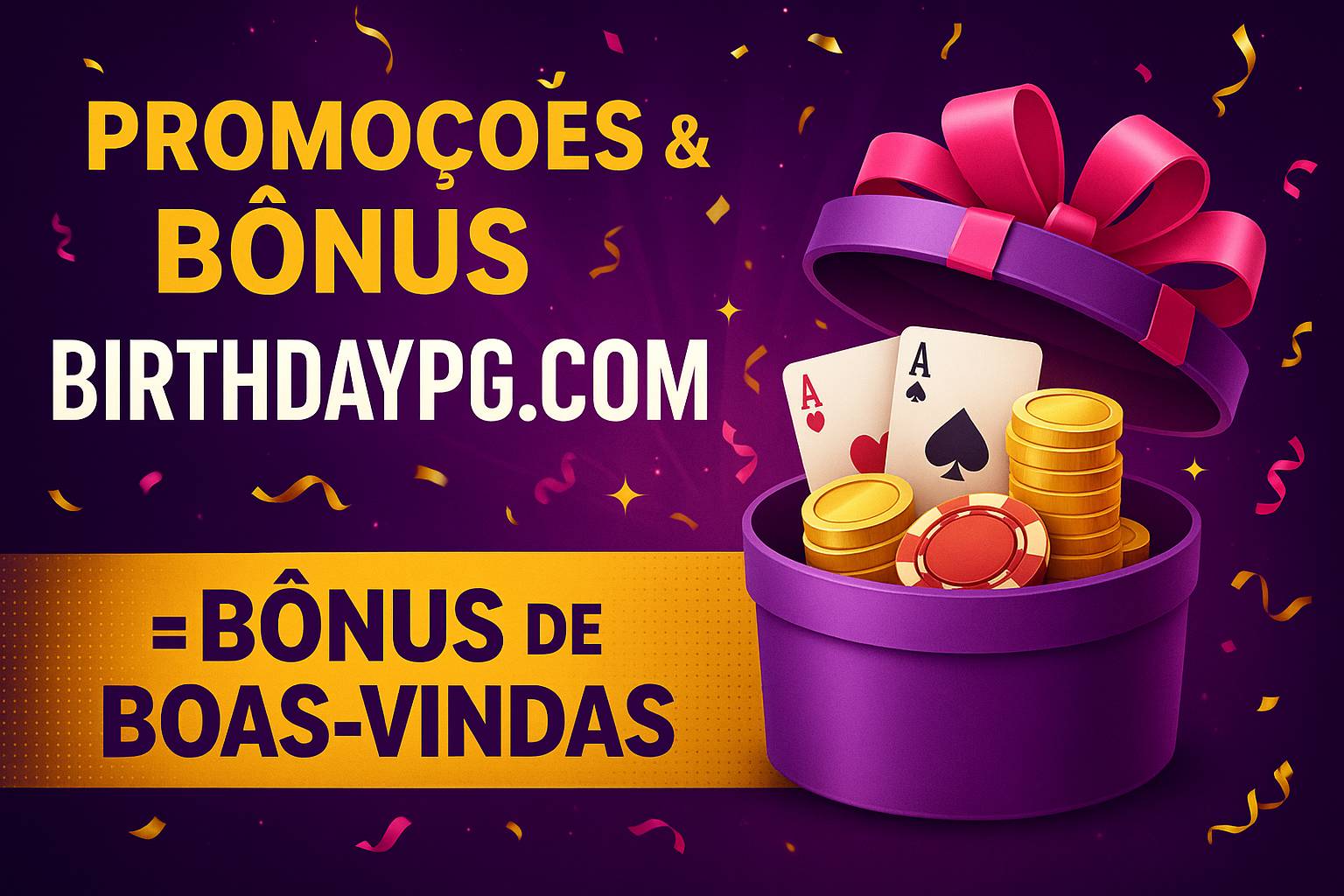 Criar uma nova Conta no plataforma BIRTHDAYPG.COM