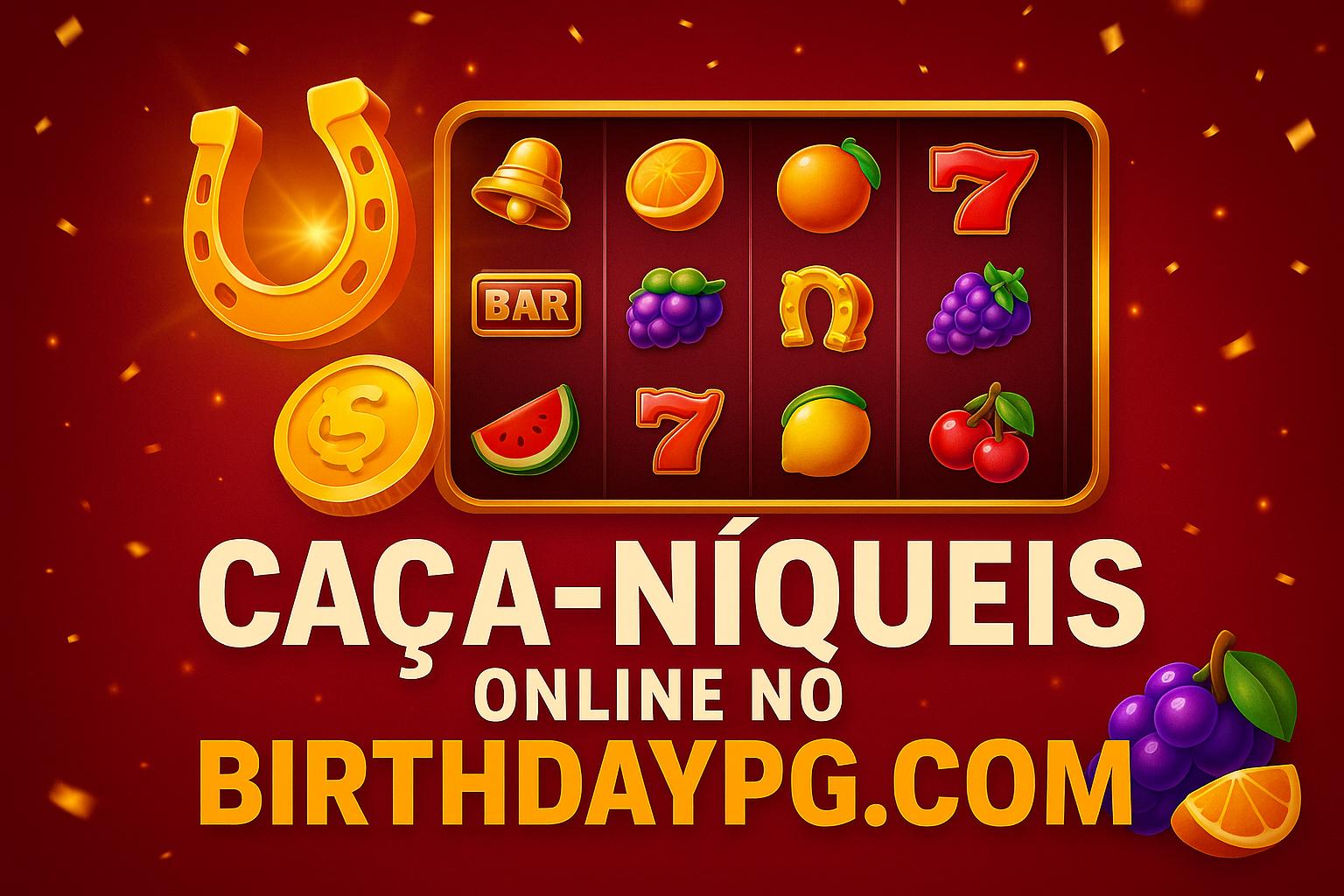 Explore o mundo das slot machines no BIRTHDAYPG.COM Casino